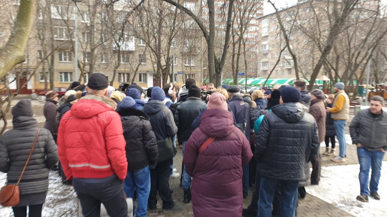 ⚡️Народный сход против сноса домов на ул. Балтийская в Москве / LIVE 01.03.20