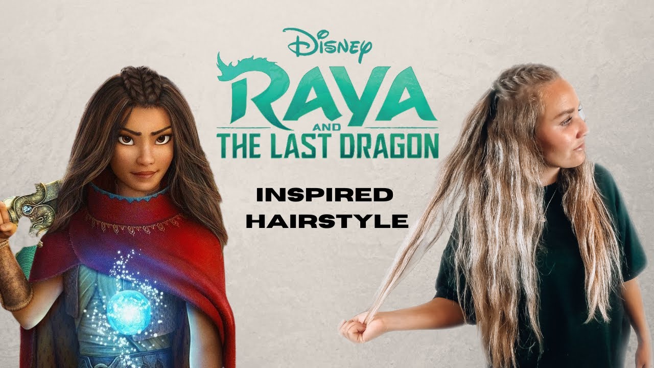 Disney's Raya Hairstyle Braid  How To: French Braid from Disney's