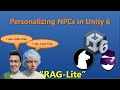 AI in VR, Adding Context to my NPC in Unity 6