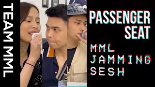 MML JAMMING SESH: Passenger seat (Khel Pangilinan, Daryl Ong, Dea Formilleza & Kem Aiia)