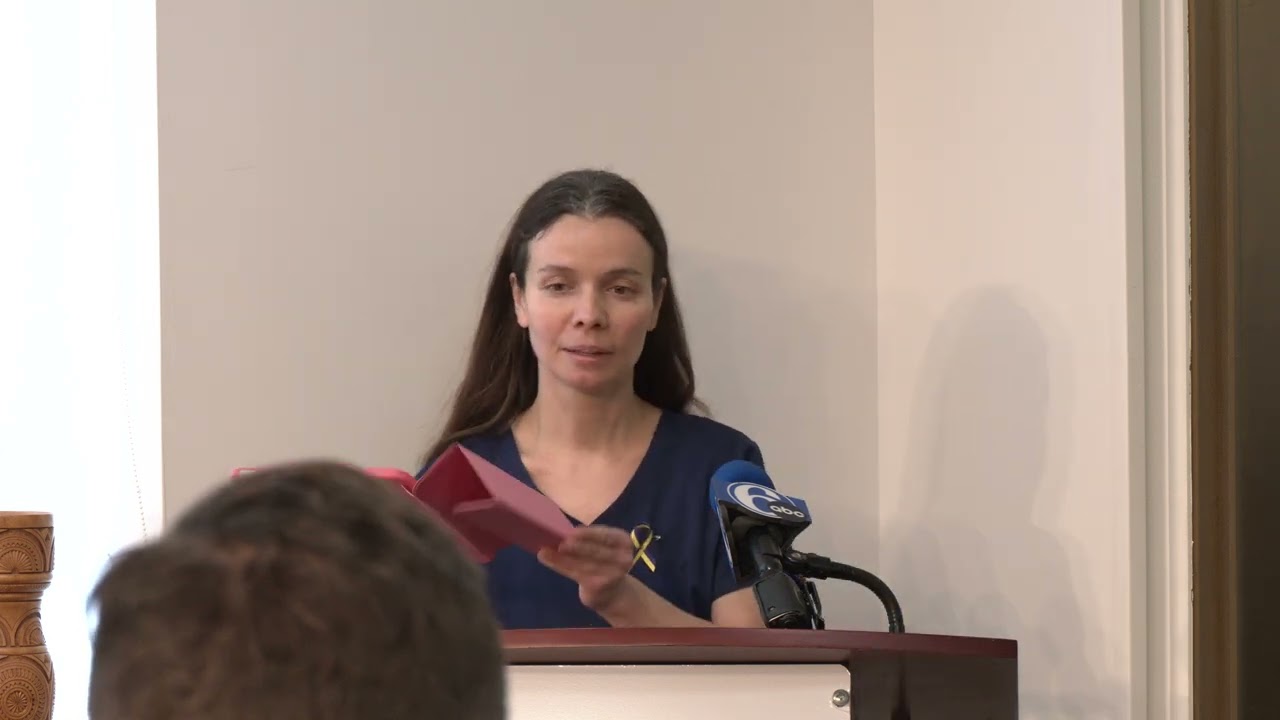 Manor College Ukraine War Commemoration: Sofiia Myronovych Prayer