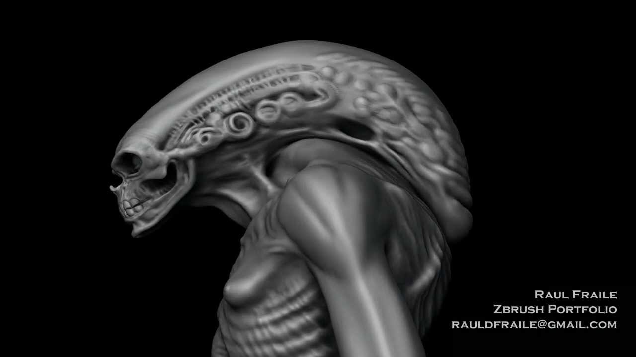 zbrush alien model