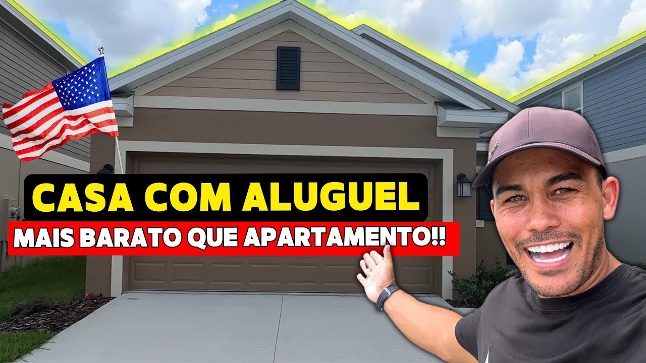 ALUGUEL BARATO NOS ESTADOS UNIDOS #2 - (CASA COM VALOR DE APARTAMENTO)