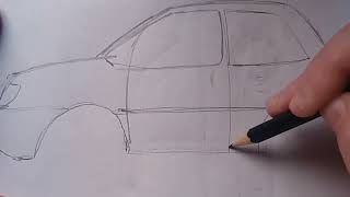 Como desenhar um carro