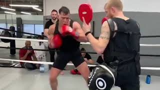 Glory Kickboxing Champ Bazooka Joe Valtellini Speed, Style And Serious Power Pad Work Highlight #1