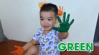 Learn Colors for kids with Hand Painting, Nursery Rhymes Songs for Children