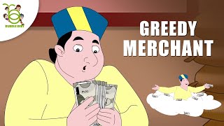 Greedy Gold Merchant Moral Story - English Short Stories - Animated Stories - Cartoons for Kids