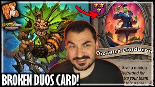 ORC-ESTRA HAD TO BE STOPPED! - Hearthstone Battlegrounds Duos