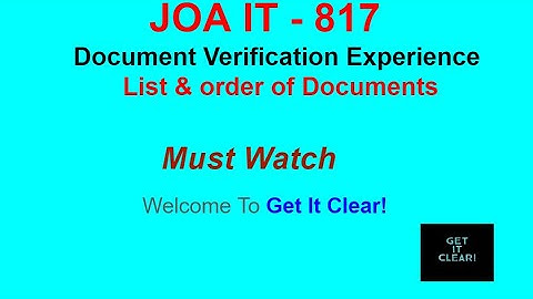 JOA IT - 817 | Document Verification Experience | Must Watch | Himachal Jobs.