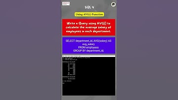 SQL4 🎓| Oracle SQL: AVG() Function Explained | SQL for Beginners
