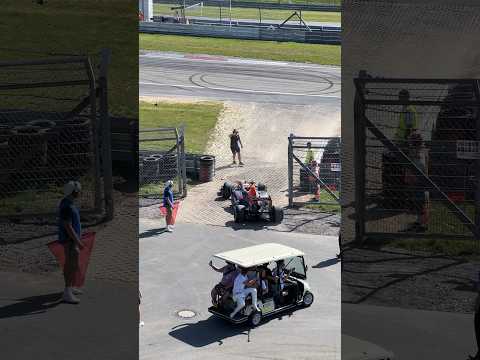 Sebastian Vettel watches