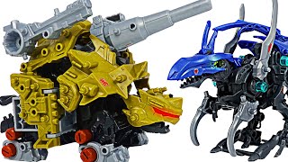 Zoids Wild Zero dinosaur ZW27 Raptoria VS turtle ZW28 Bazootle! | DuDuPopTOY