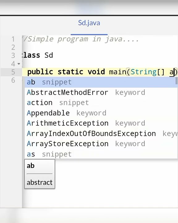 Simple Java Programming language program // Hello java program.. - YouTube