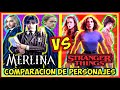 MERLINA VS STRANGER THINGS - COMPARACION DE PERSONAJES | ¿CUAL ES TU FAVORITA? | WEDNESDAY - ST