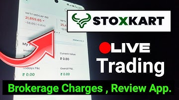 Stoxkart App Live Trading || Brokerage Charges || Stoxkart App Review 2025 ||