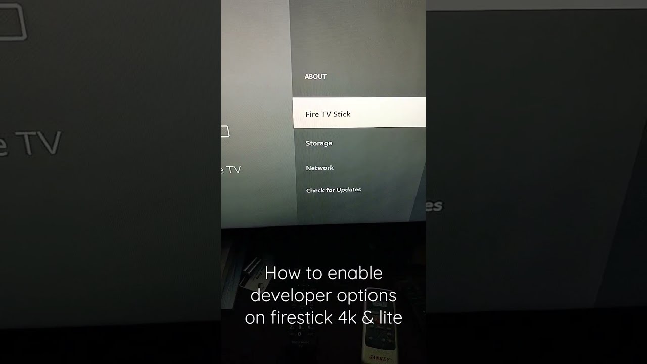 How to enable developer options on firestick 4k and firestick lite!