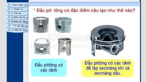 Video bài giảng cơ cấu trục khuỷu thanh truyền