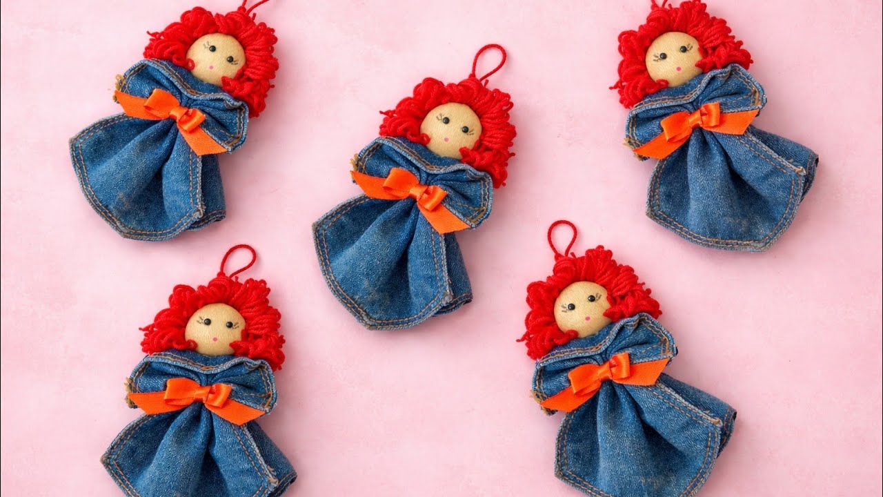 DIY Doll from Fabric Scraps | Creative Upcycling Idea