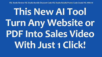 VSL Studio Review VSL Studio Bundle Discount Code VSL Studio Bundle Promo Code Create VSL With AI
