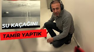 Mutfaktaki̇ Su Kaçağini Bulup Onarimini Yaptik Su Kaçak Tespi̇ti̇ Water Leak Detection