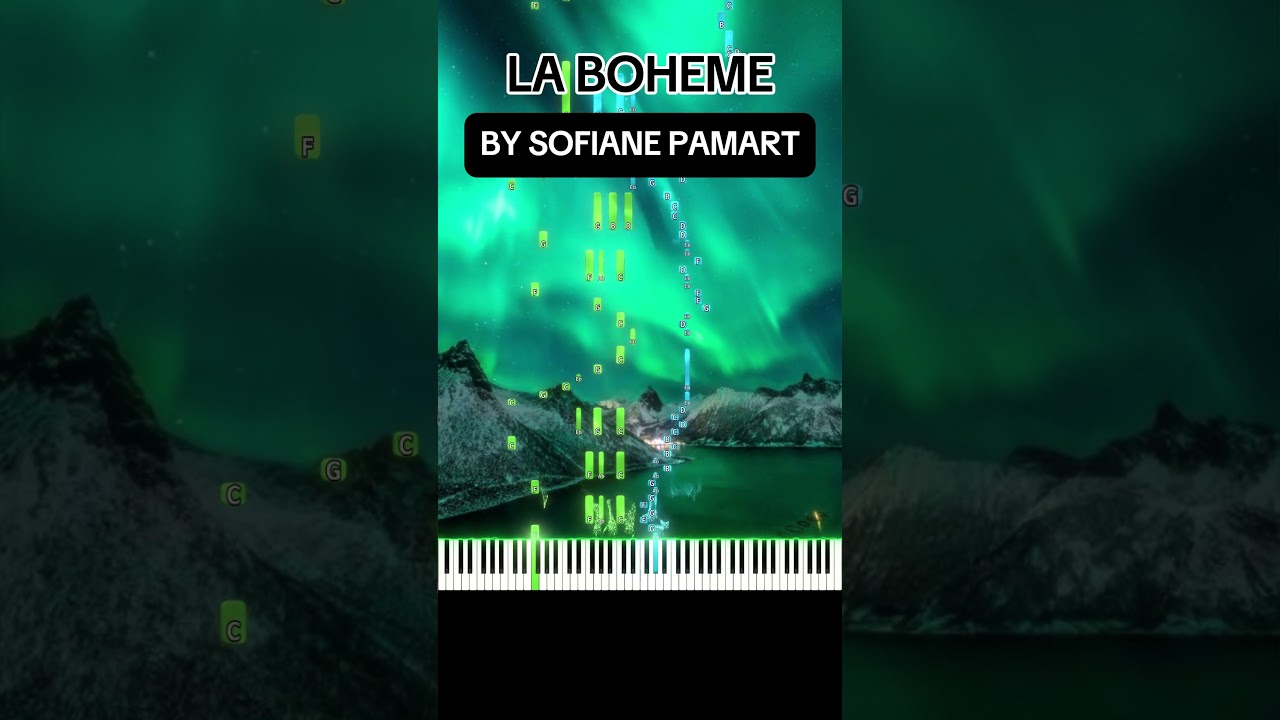 Sofiane Pamart - La Bohème (Aznavour) | Romantic Piano 🎹✨ #shorts #sofianepamart