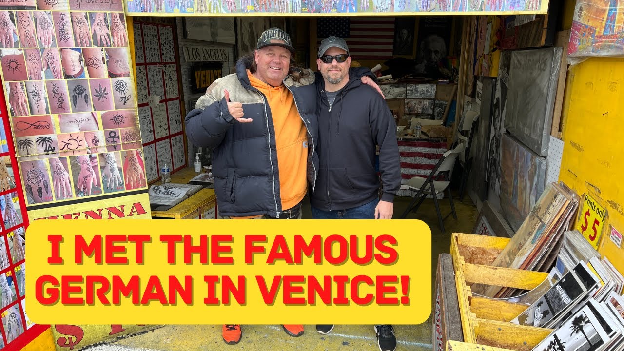 I met The German in Venice Famous YouTuber GIV German in Venice