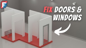FreeCAD Daily #21: Fix Doors & Windows Placement