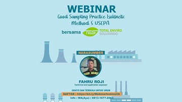 WEBINAR Good Sampling Practice Isokinetik Methode 5 USEPA