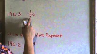 Lesson 19 - Negative Exponents
