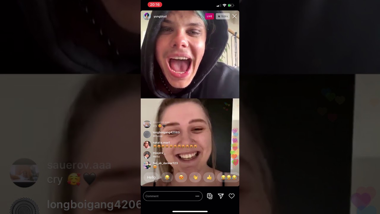 YUNGBLUD — Instagram Live [18 May 2020]