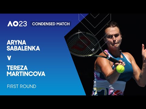 Aryna Sabalenka V Tereza Martincova Condensed Match Australian Open 2023 First Round 