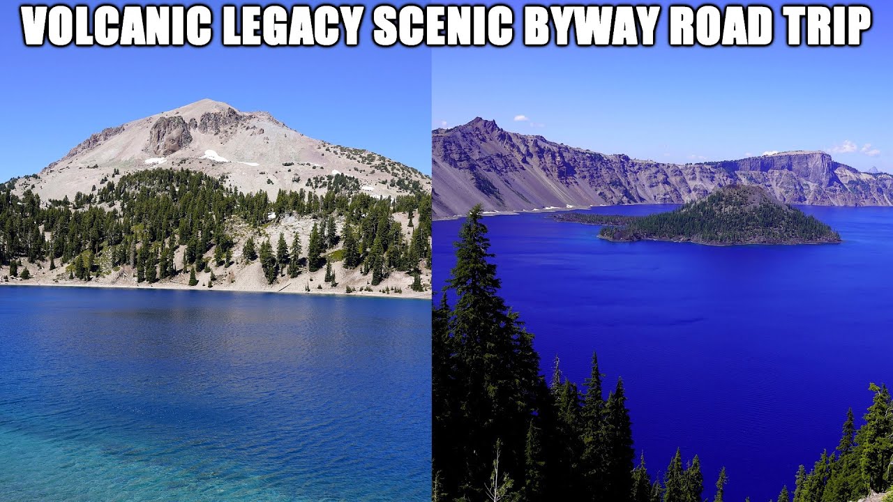 Volcanic Legacy Scenic Byway - Amazing Blue Waters of Crator Lake