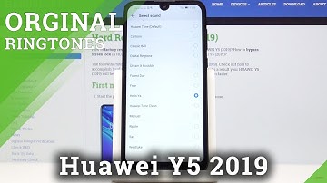 How to Change Ringtone in HUAWEI Y5 2019 - Ringtone List