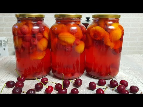 🔥 "ASSORTED" COMPOTE for WINTER 🍏🍒☘🍋🥤 POUR and SEAL!