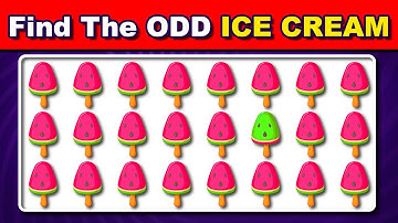 “Find the Odd One Out: Ice Cream Edition 🍦🍰🍨🍭  | Fun Brain Challenge for Kids & Adults!” Gift Quiz