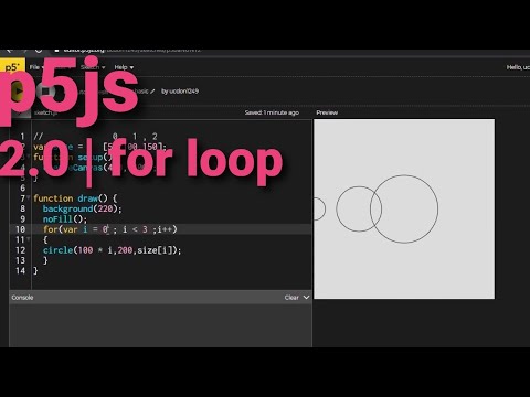2.0 | p5js - for loop (urdu/hindi)