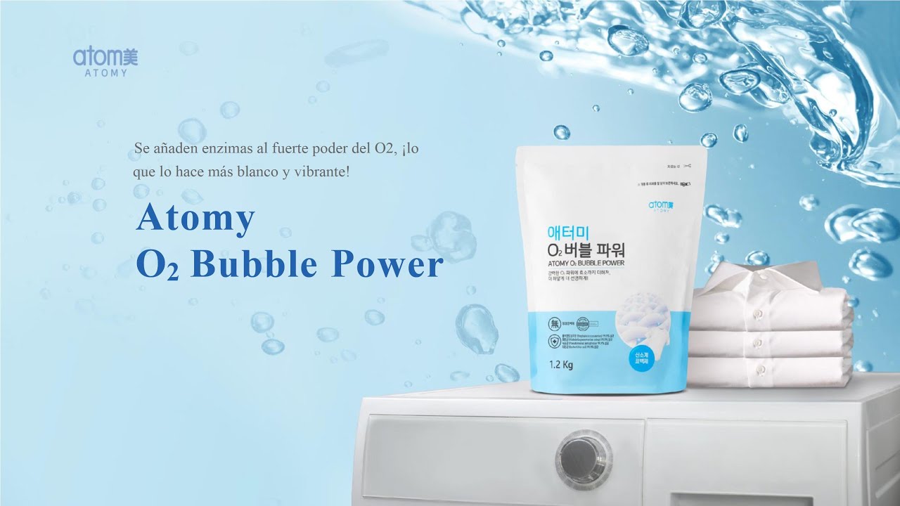 Atomy México NUEVO PRODUCTO 02 Bubble Power blanqueador ropa con 5 ...