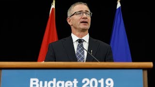 Finance Minister Travis Toews presents Budget 2019