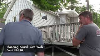 Planning Board - Site Walk - 08-18-2022