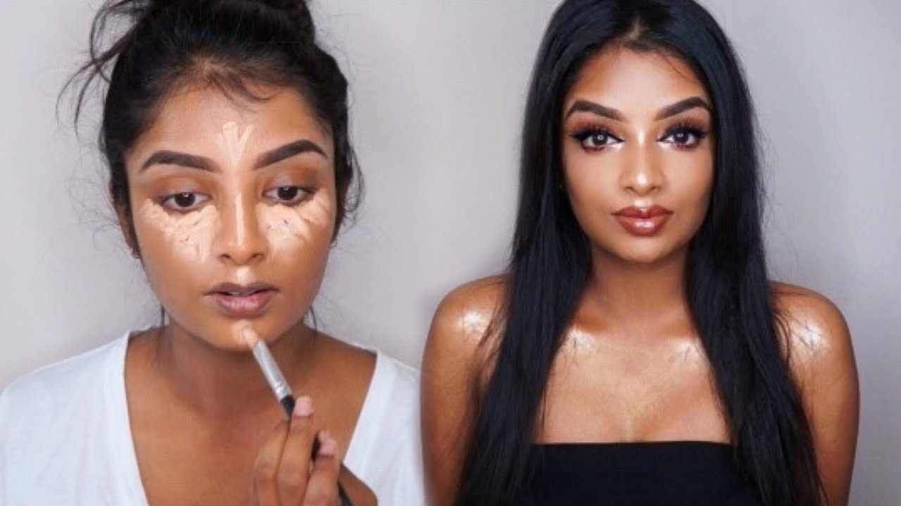 Full Makeup Transformation Makeup For Brown Dark Skin YouTube