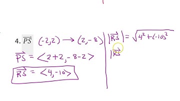 Day 8 HW (1 to 6) Find component form and magnitude of a vector given points