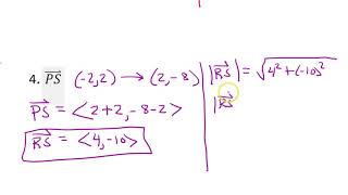 Day 8 HW (1 to 6) Find component form and magnitude of a vector given points Pc 6 3 Notes Example 8 Find The Component Form Of A Vector