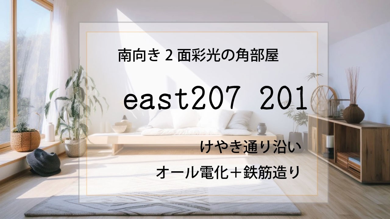岡山で一人暮らし賃貸を探すならオール電化のイースト207の2階がおすすめ