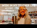 WEEK IN MY TEACHER LIFE | ep. 10, my first observation, covid anxiety + my new glasses