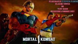 Mortal Kombat 1 - Peacemaker (Styker Kameo) Klassic Tower On Very Hard No Matches/Rounds Lost