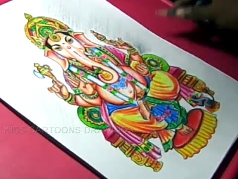 Vinayagar Drawing Colour Images