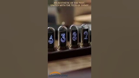 Nextube A Retro Nixie Clock Inspired Modern Display - All Style Piece #shorts