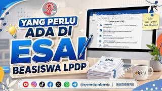 Examples of LPDP Scholarship Essays by Type