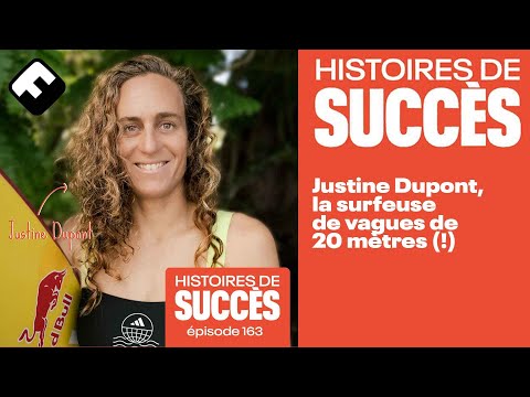 Justine Dupont, la surfeuse de vagues de 20 mètres (!)