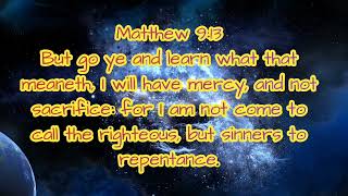 Matthew 9:13 KJV